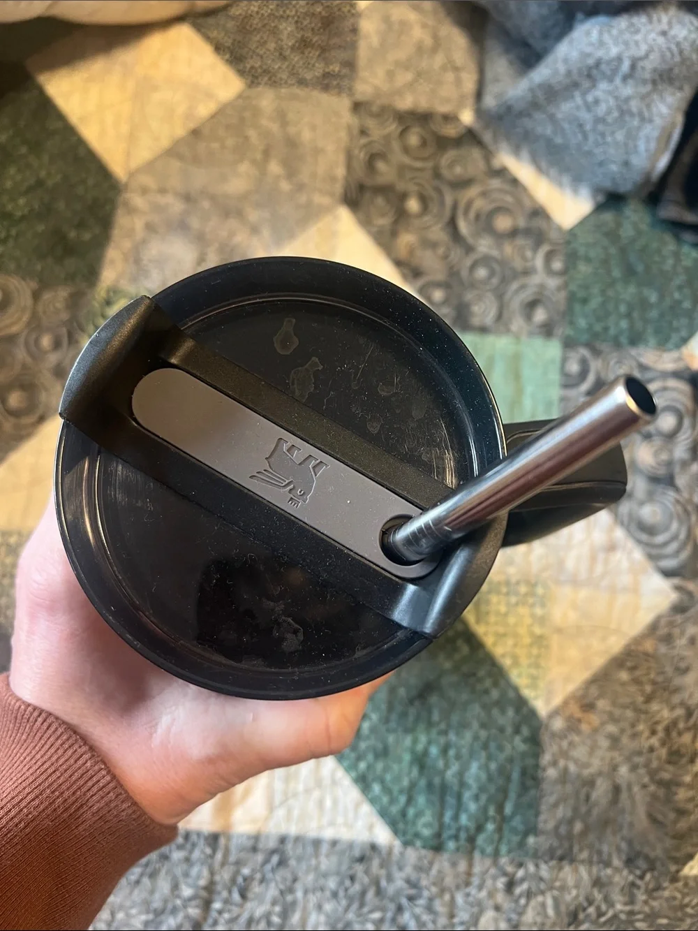 Stanley Black Travel Tumbler with Iridescent Accents - Picture 3 of 4
